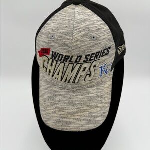 New Era Kansas City Royals Gray and Black 2015 World Series Champs Cap